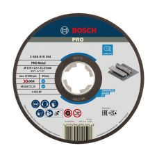 Disc abraziv taiere EXPERT-METAL 125x22.2/X-LOCKx1.6mm AS46S tip-41 otel BOSCH