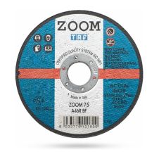Disc abraziv taiere ZOOM75-C 125x22.2x1.0mm A46R tip 41 inox otel TAF