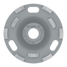 Disc diamantat slefuire EXPERT FOR CONCRETE HI-SPEED tip oala D-125x22.23mm segment standard uz uscat pentru beton/piatra BOSCH