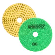 Disc diamantat autoadeziv MASTER GRINDER D-100mm granulatie 80 segment standard uz uscat/umed pentru slefuire beton ENERGO