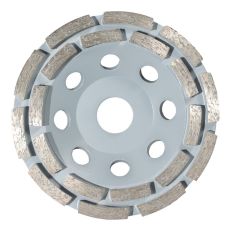 Disc diamantat slefuire SP PLUS tip oala D-125x22.23mm segment standard uz uscat pentru beton/mozaic/pavele/piatra ENERGO