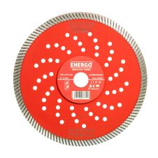 Disc diamantat taiere ABRASIVE TURBO 5S 200x22.2mm M50 sector continuu -turbo caramida tigla pavele mozaic marmura piatra-dura granit ENERGO