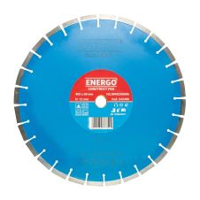 Disc diamantat taiere CONSTRUCT PRO 5S 400x30mm (25.4mm) sector cu pastile diam-3D beton-armat pavele boltari caramida mozaic marmura granit ENERGO