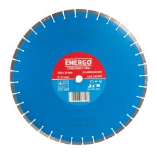 Disc diamantat taiere CONSTRUCT PRO 5S 500x30mm (25.4mm) sector cu pastile beton-armat pavele boltari caramida mozaic marmura granit ENERGO