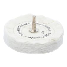Disc finisare/lustruire D-125 mm g-22 mm din bumbac cu prindere cilindrica pentru masina de gaurit BGS