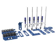 Set dispozitive de fixare XS pentru masa de sudura cu orificii ale suprafetei D-28 mm 36 piese