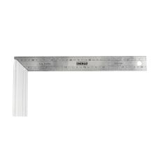 Echer unghi 90 grade 350x150mm gradat lama inox cu suport aluminiu pentru uz general ENERGO