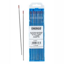 Electrod wolfram pistolet TIG D-2.4mm L-175mm rosu curent DC pentru otel ENERGO