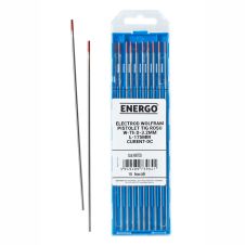 Electrod wolfram pistolet TIG D-3.2mm L-175mm rosu curent DC pentru otel ENERGO