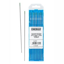 Electrod wolfram pistolet TIG D-2.4mm L-175mm verde curent AC pentru aluminiu ENERGO