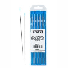 Electrod wolfram pistolet TIG D-2.4mm L-175mm albastru curent AC/DC pentru otel/aluminiu/cupru/magneziu ENERGO