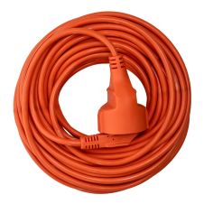 Fisa cu priza CFP31 cablu H05VV-F sectiune 1.0mmp 3 fire L-30m capacitate 10A grad protectie IP20 orange 230V ENERGO