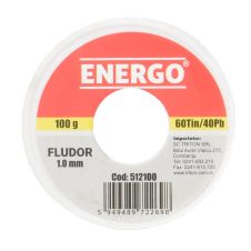 FLUDOR 1.0 MM ROLA 100 Grame 60Tin 40Pb ENERGO