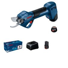Foarfeca vie si pomi cu acumulator PRO GGP 12V-25 lama bypass Dmax-25 mm 12 V/2x3.0 Ah BOSCH