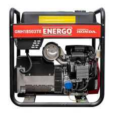 Generator portabil GNH18503TE cadru deschis Pmax 9.0kW/230V-13.8kW/400V rezervor 45L benzina Honda iGX800 cu AVR start electric ENERGO