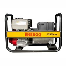 Generator portabil sudura GNH220DC cadru deschis Pmax 3.5kW/230V- 5.2kW/400V randament 170A/60% benzina Honda GX390 start manual ENERGO
