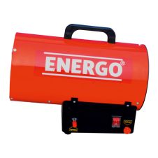 Incalzitor cu gaz IG15 ardere directa 15kW 12900kcal/h volum aer 320mc/h consum 1.1kg/h piezo regulator furtun 1.5m ENERGO