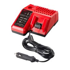Incarcator M12-18 AC multivoltaj 12-18V cu 2 porturi incarcare pentru priza auto 12/24V MILWAUKEE