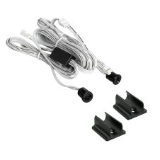 Intrerupator dublu incastrat cu senzor actionat prin atingere Touch pentru 2 usi dressing gri/negru 12V/24V ENERGO