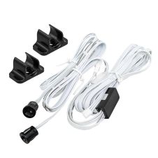 Intrerupator dublu incastrat cu senzor actionat prin atingere Touch pentru 2 usi dressing negru 12V/24V ENERGO