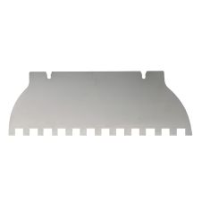 Lama inox zimtata L-450mm grosime 0.5mm dantura 10x10mm pentru gletiera WSB profesionala ENERGO