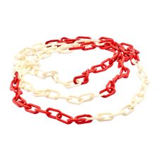 LANT DELIMITARE 8 MM PVC ALB/ROSU ENERGO