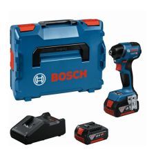 Masina insurubat cu percutie acumulator GDR18V-220C portbit hex 1/4" cu 1500-4000bpm 220Nm 18V/2x5.0Ah BOSCH