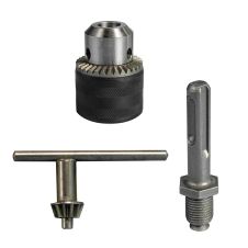 Mandrina cu cheie deschidere 1.5-13 mm cu prindere filet interior 1/2" si adaptor SDS plus ENERGO