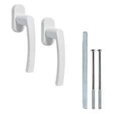 Maner fereastra termopan dublu PRAGA material aluminiu culoare alb RAL 9016 ENERGO