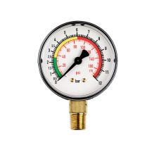 MANOMETRU PRINDERE LATERALA 0-12 BAR G 1/4'' D 63 MM 53B ENERGO ZE