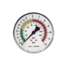 MANOMETRU PRINDERE SPATE 0-12 BAR G 1/4'' D 80 MM 53BP ENERGO