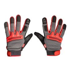 Manusi de lucru CONSTRUCTOR marimea 8 din spandex cu piele sintetica in palma si touchscreen ENERGO