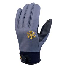 Manusi protectie iarna BOROK marimea 11 poliester impregnate poliuretan palma si varf degete EN388-1221X DELTA PLUS