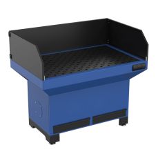 Masa de sudura si polizare 1270x770 mm orificii D-28 mm protectie laterala posibilitate exhaustare laterala