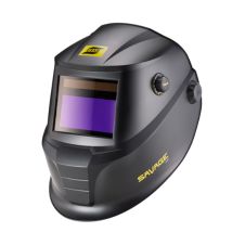 Masca protectie sudura automata SAVAGE A40 AIR de cap camp vizual 50x100mm 4 senzori DIN 9-13 cu aductiune aer ESAB