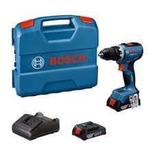 Masina insurubat/gaurit cuplu reglabil cu acumulator GSR18V-65 mandrina 550/2100rpm 63Nm 18V/2x2.0Ah BOSCH