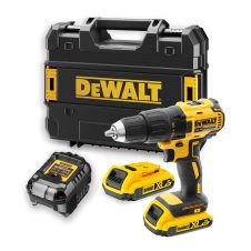 Masina insurubat/gaurit cuplu reglabil cu acumulator DCD777D2T mandrina 450/1650rpm 65Nm 18V/2x2.0Ah DEWALT