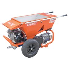 MASINA TRANSPORT ATRIUM APLICARE MATERIAL GLET DECORATIVA SAPA ADEZIV Pmax 30 bar Qmax 20 L/MIN COMPRESOR INCLUS 2.2/1.1 Kw 230 V ENERGO ZZ