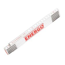 Metru pentru tamplarie MTL2000 pliabil L-2m cu 10 segmente din lemn ENERGO