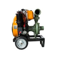 Motopompa apa curata 4LD820LS4 debit 2917L/min H refulare 40mCA h aspiratie 6m conexiune 5"x4" motorina ANTOR 4LD820 start electric