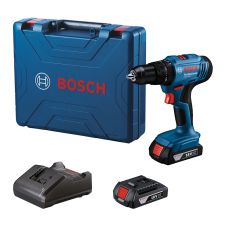 Masina insurubat/gaurit cuplu reglabil acumulator GSB 183-LI mandrina 374/1815rpm 56Nm percutie 18V/2x2.0Ah BOSCH