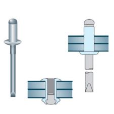 Nit pop cap standard bombat AF-N D-4.8mm L-20mm aluminiu/otel dg-5.0mm ENERGO