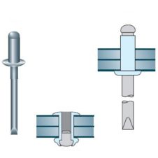 Nit pop cap standard bombat AF-N D-6.0mm L-22mm otel/otel dg-6.1mm SACTO