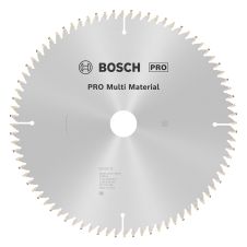 Panza fierastrau circular MULTI MATERIAL 254x30mm g 3.2mm 80 dinti widia 6000rpm pentru plastic/profil aluminiu/PAL BOSCH