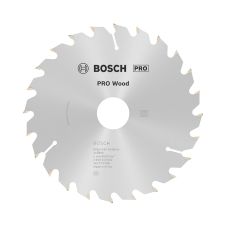 Panza fierastrau circular OPTILINE WOOD 165x30mm g 2.6mm 24 dinti widia 9500rpm pentru lemn brut/lemn multistrat/PAL BOSCH