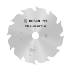 Panza fierastrau circular CONSTRUCT WOOD 160x20/16mm g 2.6mm 12 dinti widia 9500rpm pentru lemn constructii/lemn brut BOSCH