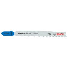 Panza fierastrau pendular T 123 XF PROGRESSOR cu L-100mm pas 1.2-2.6mm 21-10tpi HSS pentru metal set 5 bucati BOSCH