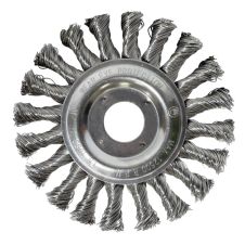 Perie sarma disc INTENSIV D-125x22.23mm cu sectiune fir 0.5mm g-13mm toroane din otel ENERGO
