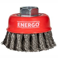 Perie sarma oala INTENSIV D-65mm M14 cu sectiune fir 0.5mm g-20mm toroane din inox ENERGO