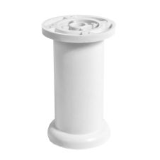 Picior plastic mobilier JUMBO D-50 mm H-120 mm alb ENERGO